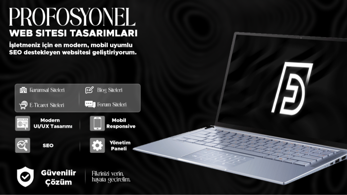 modern web siteleri ve özel yazılım çözümleri geliştiririm