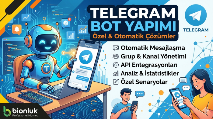 ihtiyaca özel, hızlı teslim telegram botları kodlayabilirim