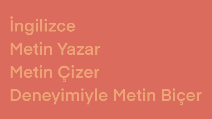 İngilizce ve Türkçe metin yazarım