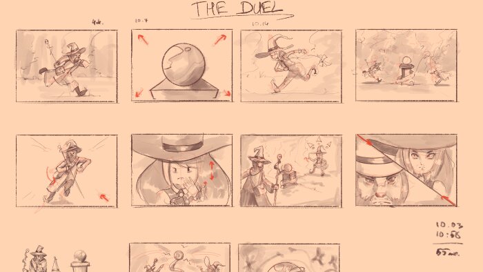 projeleriniz için storyboard çizimi yaparım