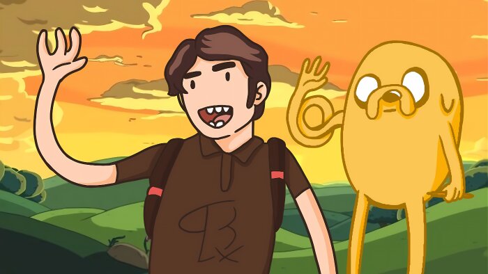 adventure time tarzında sizi çizerim