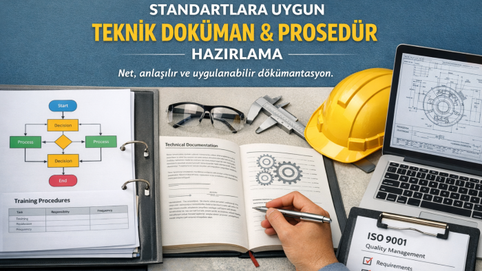 kurumsal süreç ve kalite dokümantasyonu hazırlarım
