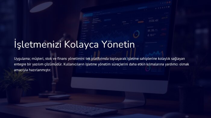 işletmenize özel masaüstü uygulaması geliştirebilirim