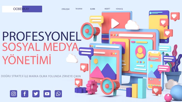 Sosyal medya hesabınızı özel tasarımlar ile geliştirebilirim