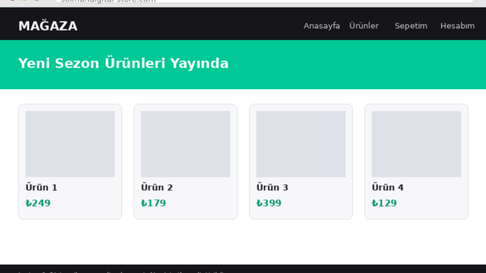 Next.js ve İyzico ile e-ticaret sitesi kurarım