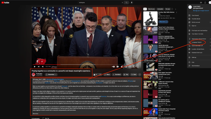 YouTube videolarınızı başka dillere çeviririm