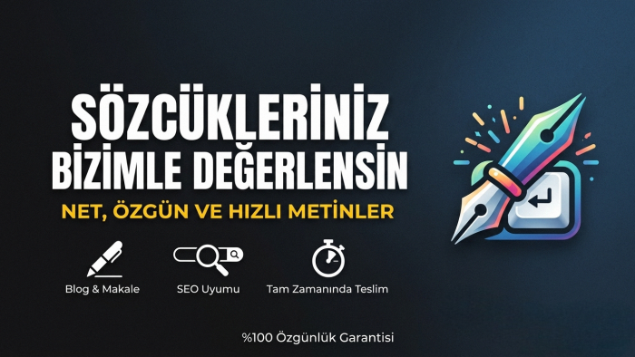 sizin için profesyonel içerikler üretirim
