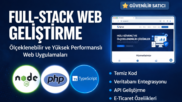 ihtiyacınıza özel web ve mobil uygulamalar geliştirebilirim