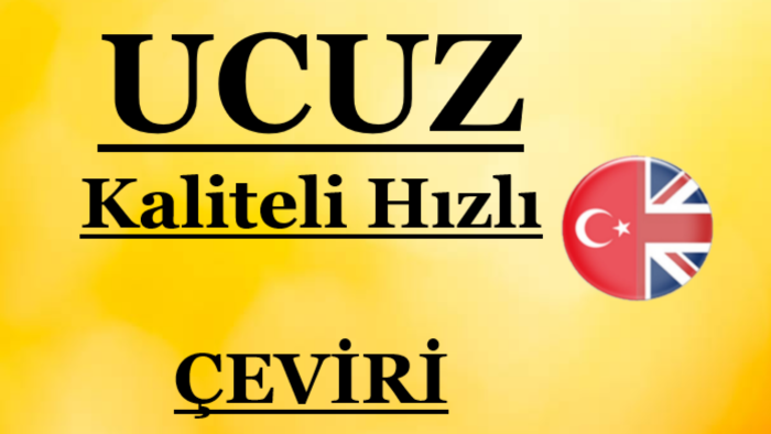 İngilizce ve Türkçe çevirilerinizi yaparım