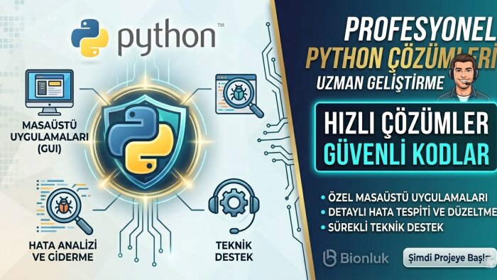 size python projelerinizde yardımcı olurum