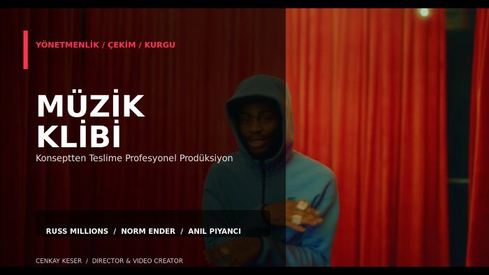 sanatçılar için profesyonel müzik klibi çekip kurgularım