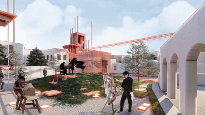 mimari tasarım ve 3d modelleme ve render üzerine çalışıyorum