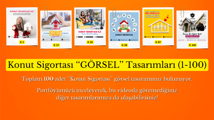 dikkat çekici konut sigortası tasarımları yapabilirim