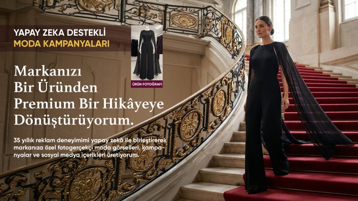 ürünlerinizi yapay zeka ile premium görsellere dönüştürürüm