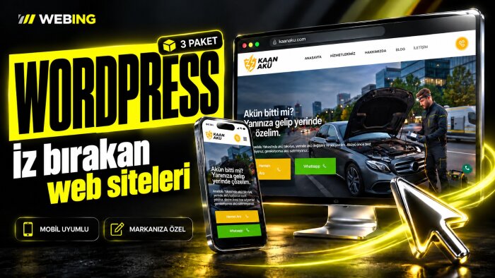 markanıza güven veren mobil uyumlu WordPress sitesi yaparım