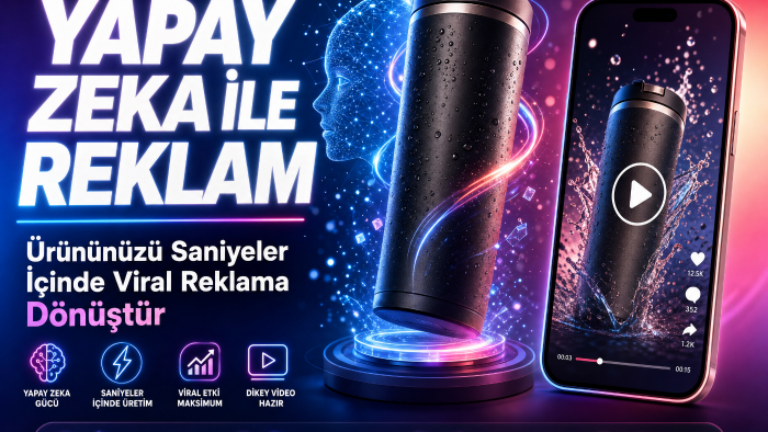 yapay zeka ile gerçekçi ürün tanıtım reklamları yapıyorum