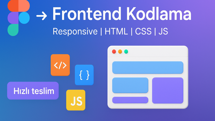 Figma tasarımlarınızı responsive kullanıma çeviririm