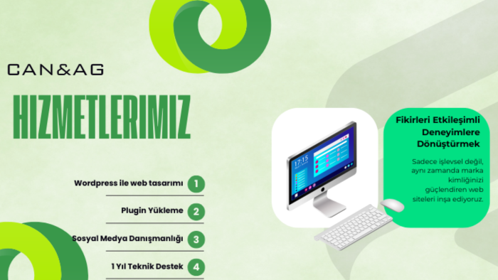 web site tasarımı ve kurulumu yaparım