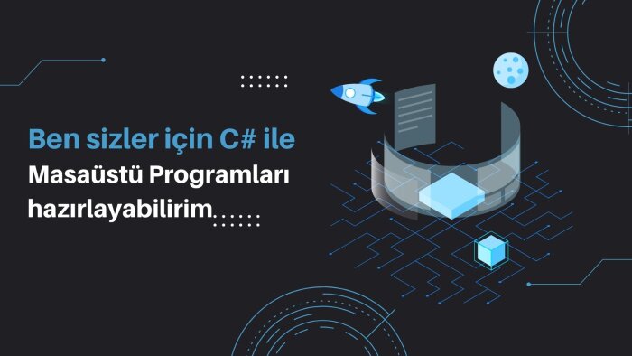 c# diliyle masaüstü otomasyonları yapabilirim