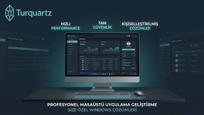 Windows'a özel ve güvenli masaüstü uygulaması geliştiririm