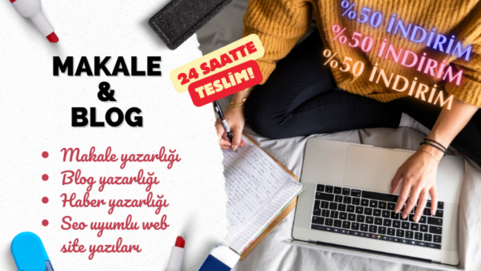 haber, blog ve web site içerikleri yazmaktayım