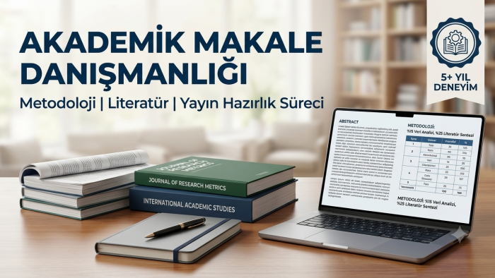  akademik makale yazılarınızda danışmanlık hizmeti veririm