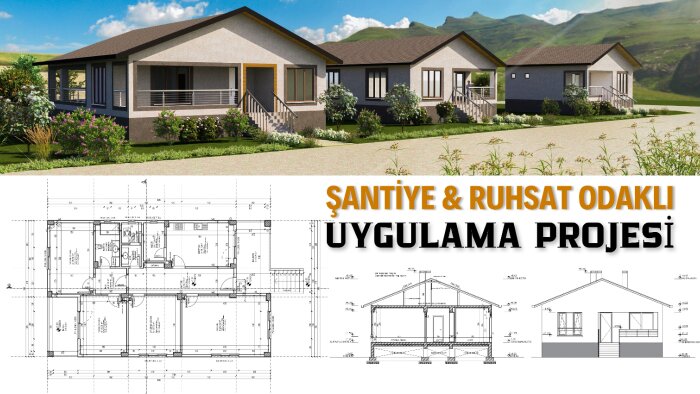 ruhsat için mimari uygulama projesi çizebilirim