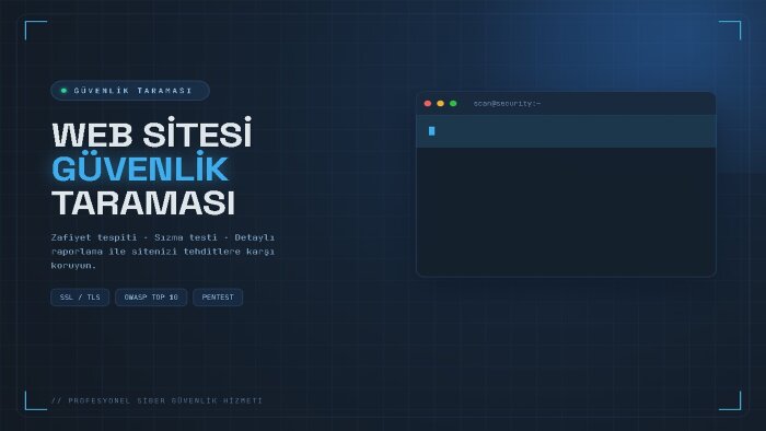web sitenizin güvenlik açıklarını tespit eder ve raporlarım