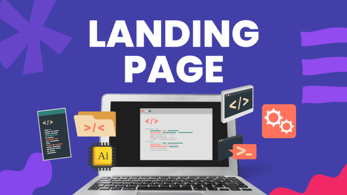 sitenizin landing sayfalarını en modern şekilde tasarlarım
