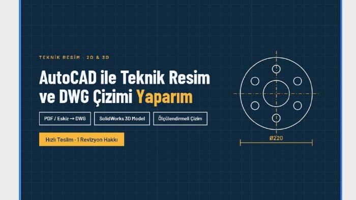 Nilay, 3D tasarım ve teknik resim hazırlıyorum