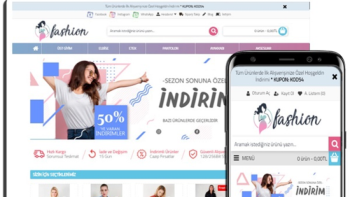 e-ticaret sitenizi hazırlayabilirim