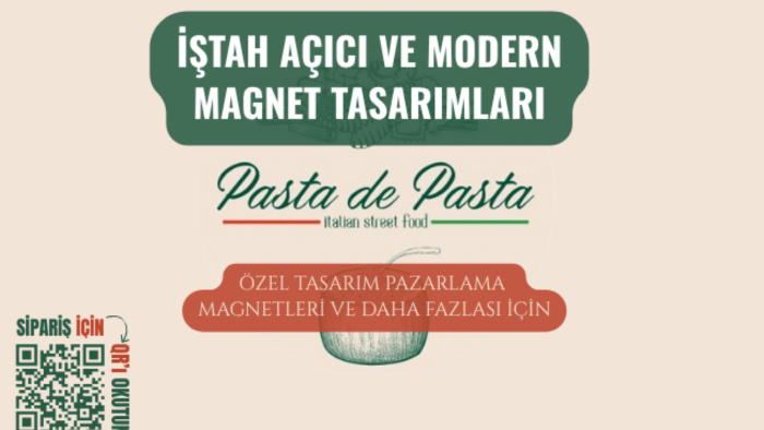 yeme-içme için iştah açıcı magnet ve dijital menü tasarlarım