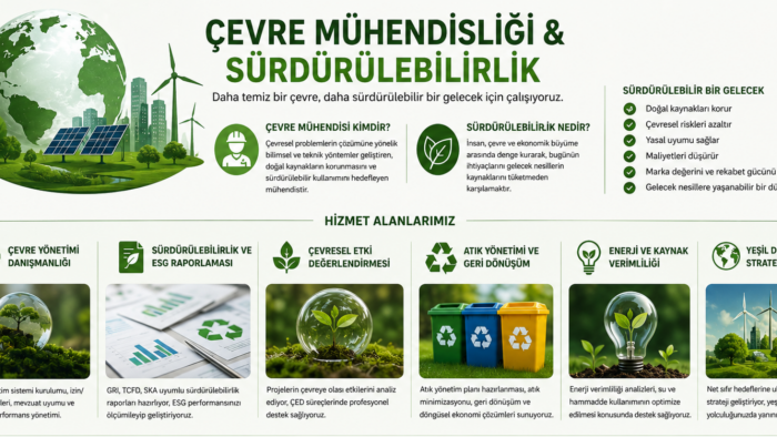 uzman bir çevre mühendisi olarak hizmet veriyorum