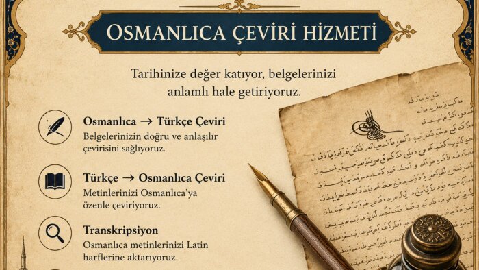Osmanlıca Matbu metinlerin çevirisini yapıyorum