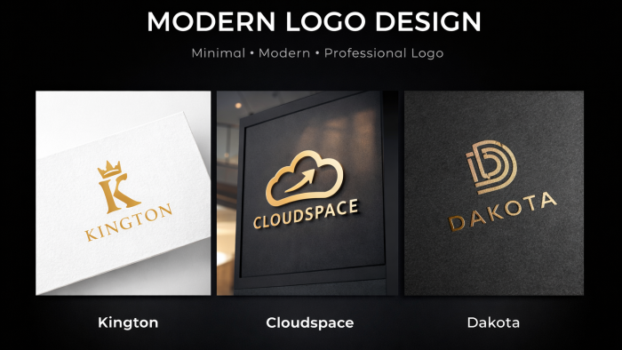 minimal ve modern logo tasarımı yapıyorum