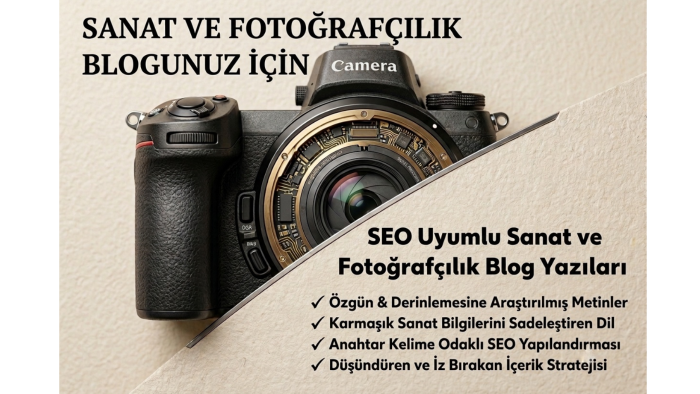 fotoğrafçılık ve sanat alanında seo uyumlu blog yazıyorum