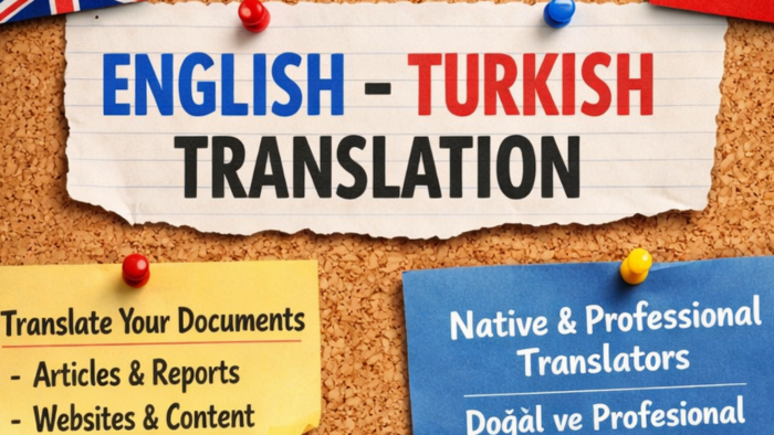 ingilizce türkçe çeviri yapabilirim