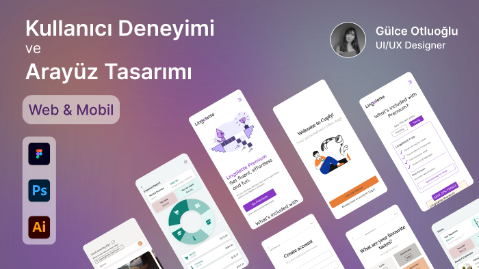 profesyonel olarak UI/UX çalışmalarınızı yapabilirim