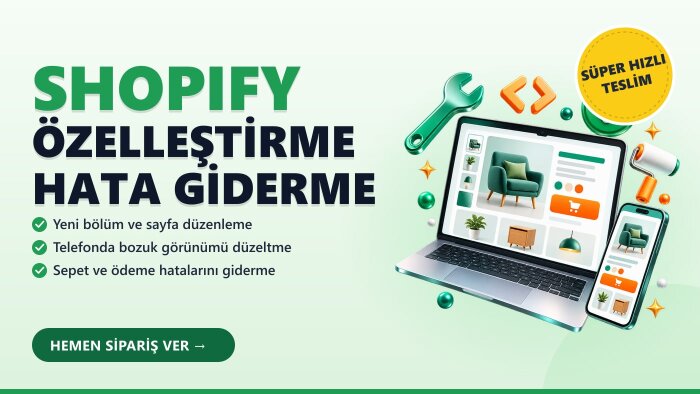shopify mağazanızı özelleştirir ve hatalarını gideririm