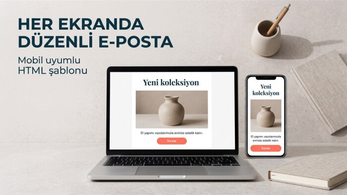 markanız için mobil uyumlu HTML e-posta tasarlarım