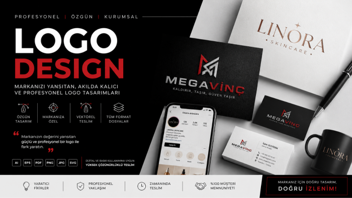 modern ve kurumsal logo tasarımları yapıyorum