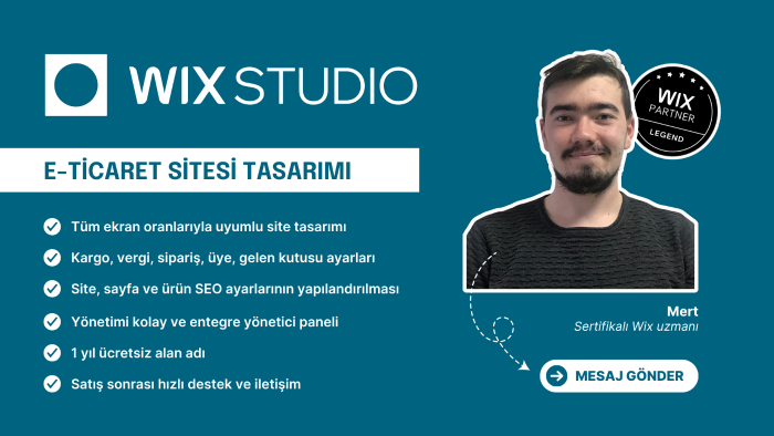 Wix ile profesyonel bir e-ticaret sitesi kurabilirim