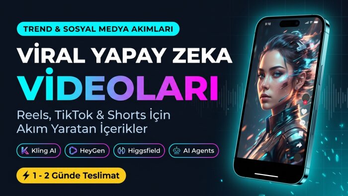 viral yapay zeka videolarınızı üretirim