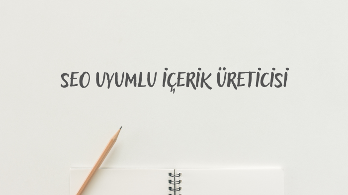 İngilizce ve Türkçe SEO uyumlu içerikler hazırlayabilirim