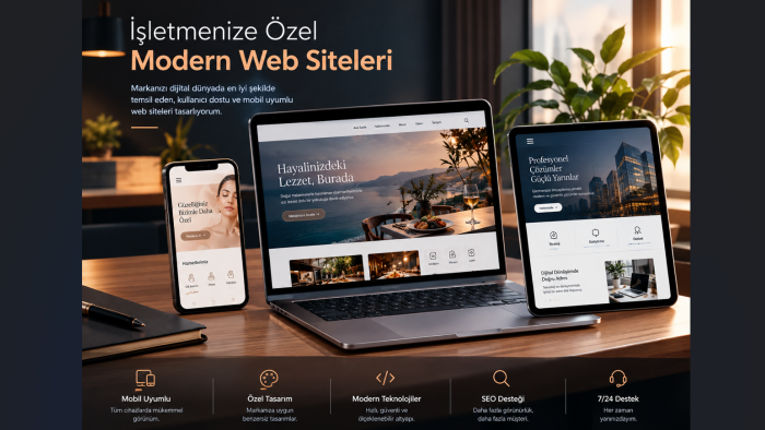 modern, mobil uyumlu web sitesi yapıyorum