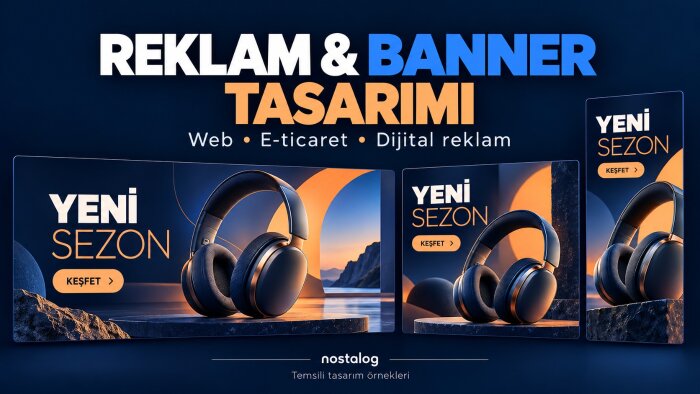 markanız için reklam ve web banner tasarımları hazırlarım