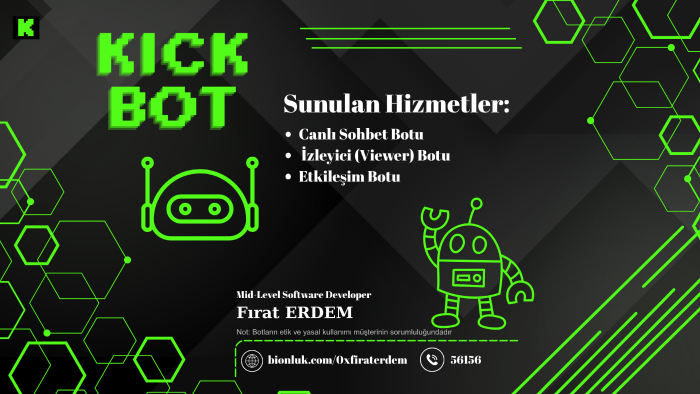 kick botu yapabilirim