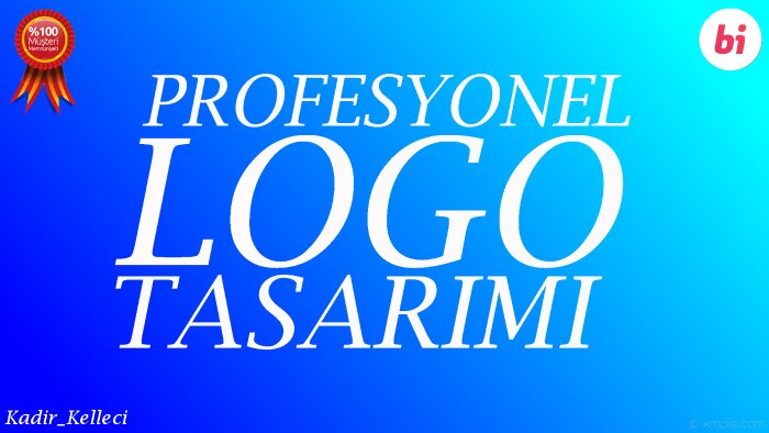 sizin için profesyonel ve kaliteli logo tasarlayabilirim