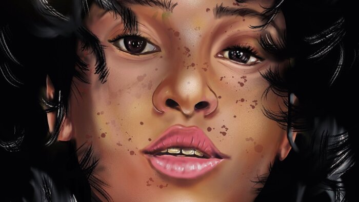procreate üzerinden portre çizerim