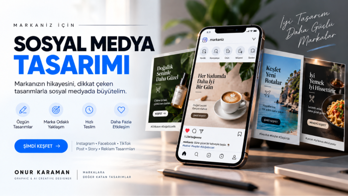 profesyonel sosyal medya ve Instagram tasarımı yapabilirim